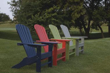 Colorful Poly Adirondack Chairs