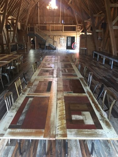 Custom made dining tables